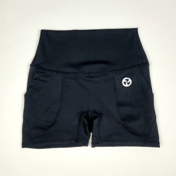 Pedigree SW | Evo-Dry High-Waist Biker Shorts with Pockets, 3.5" Inseam - Picture 4 of 5